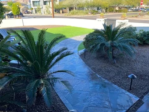 Front walk way